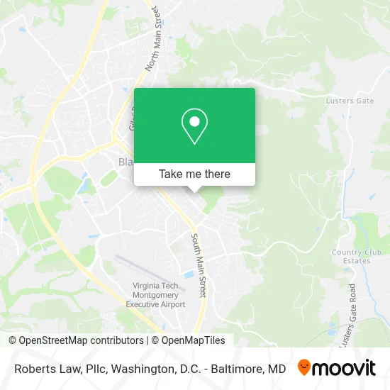 Roberts Law, Pllc map