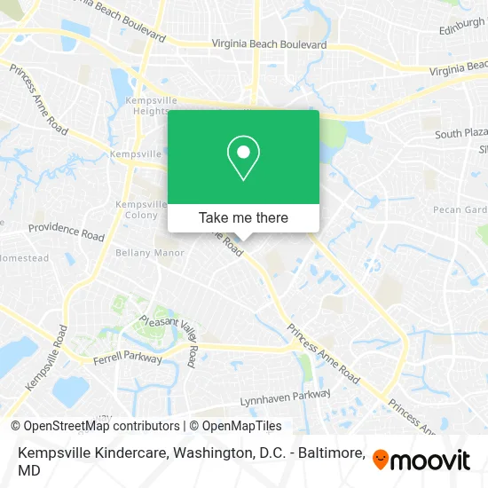 Kempsville Kindercare map