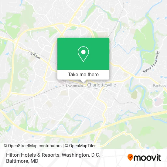 Hilton Hotels & Resorts map