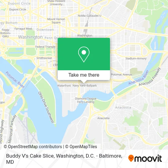 Buddy V's Cake Slice map