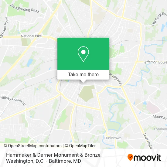 Hammaker & Darner Monument & Bronze map