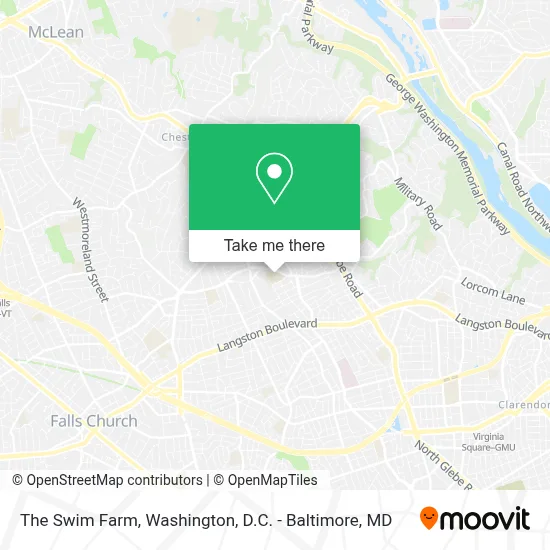The Swim Farm map