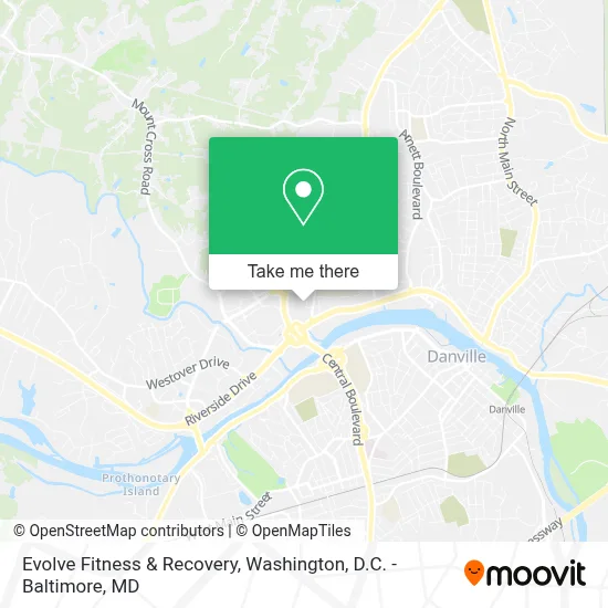 Evolve Fitness & Recovery map