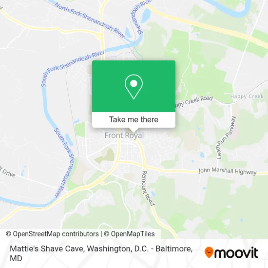 Mattie's Shave Cave map
