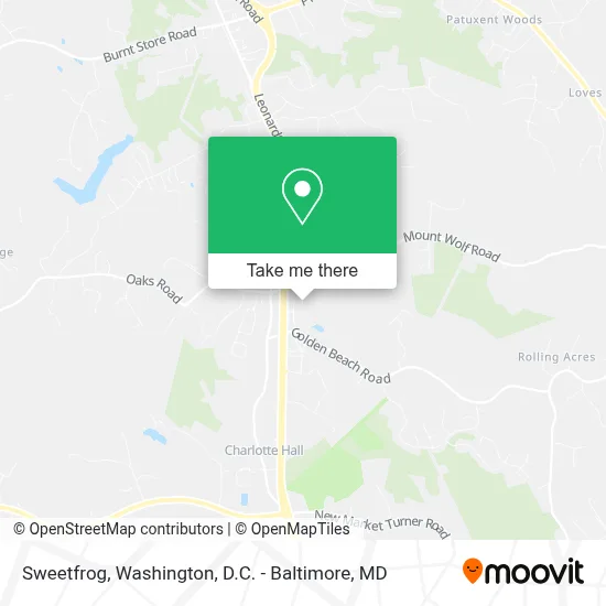 Sweetfrog map