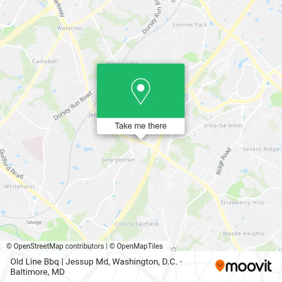Old Line Bbq | Jessup Md map
