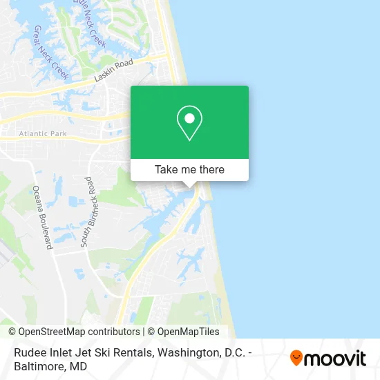 Rudee Inlet Jet Ski Rentals map