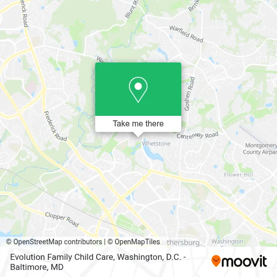 Evolution Family Child Care map
