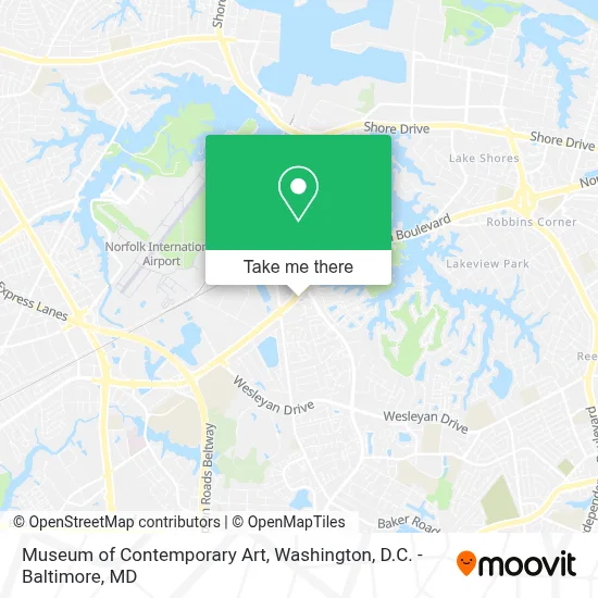 Museum Of Contemporary Art map
