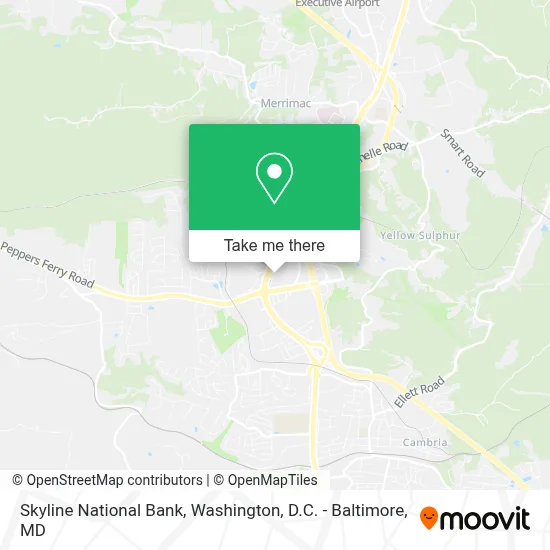 Skyline National Bank map
