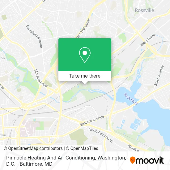 Pinnacle Heating And Air Conditioning map