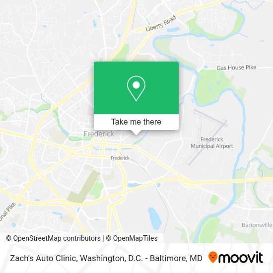 Zach's Auto Clinic map