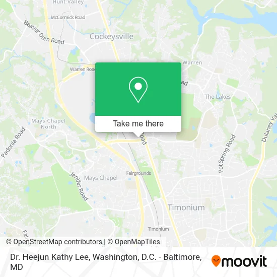 Dr. Heejun Kathy Lee map