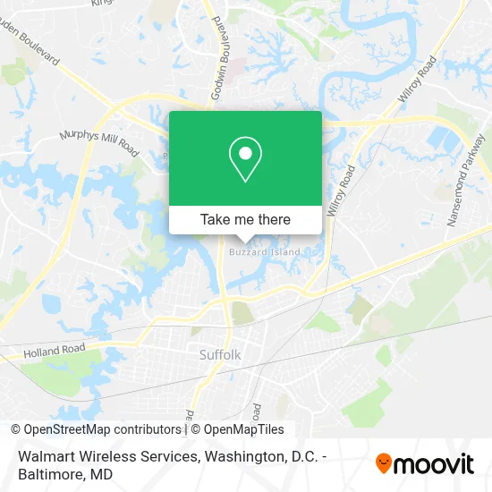 Walmart Wireless Services map