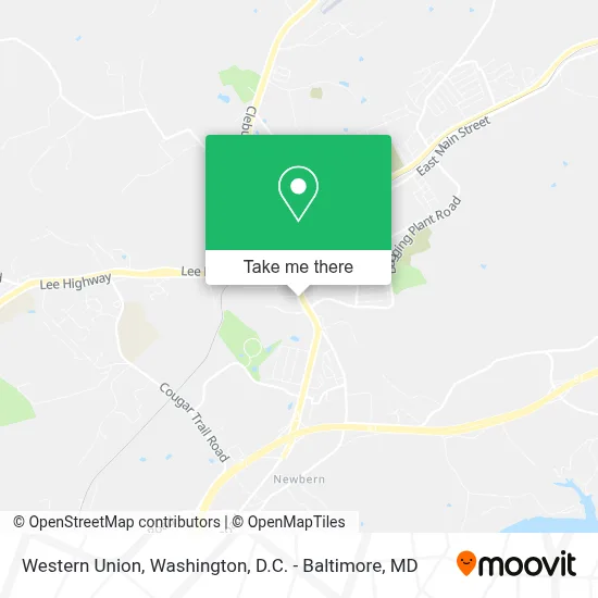 Western Union map