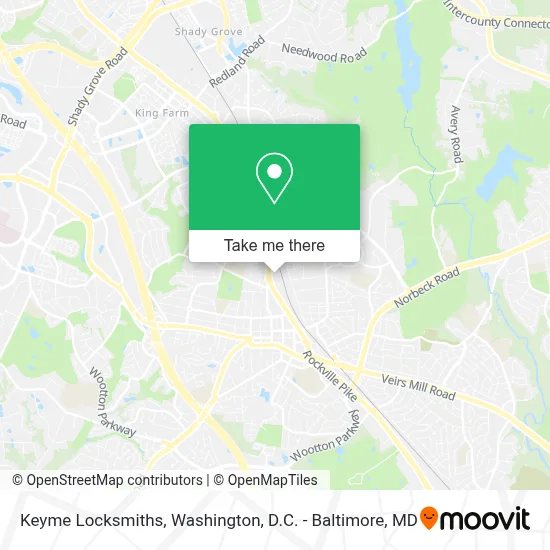 Keyme Locksmiths map