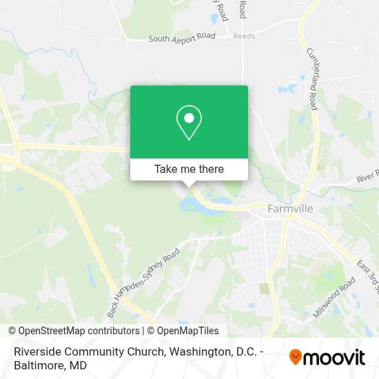Riverside Community Church map