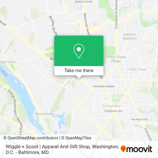 Wiggle + Scoot | Apparel And Gift Shop map