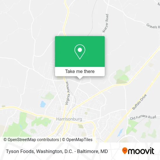 Tyson Foods map