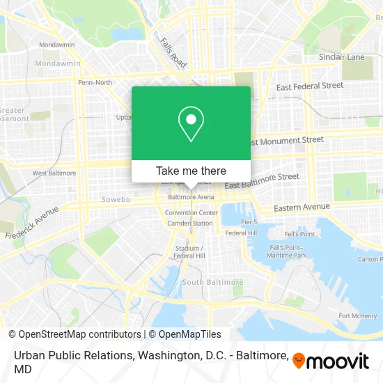 Urban Public Relations map