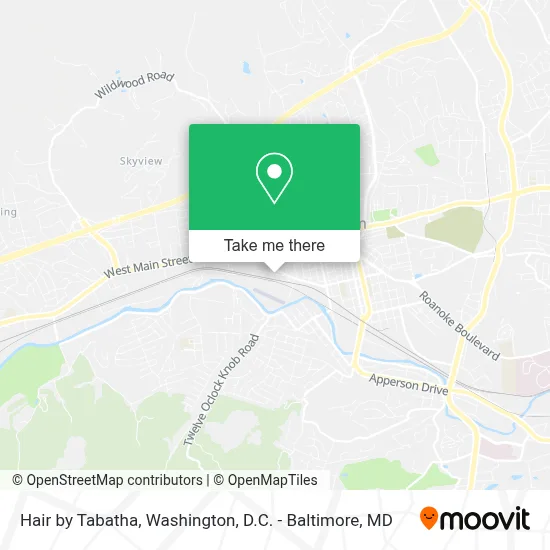 Hair by Tabatha map