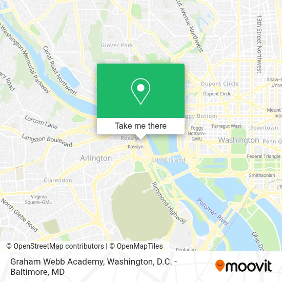 Graham Webb Academy map