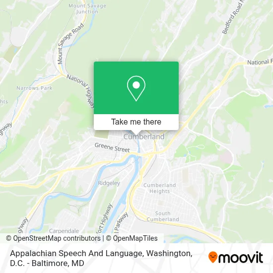 Appalachian Speech And Language map