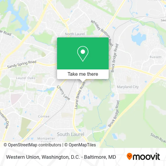 Western Union map