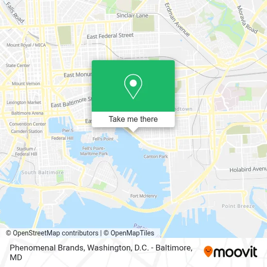 Phenomenal Brands map