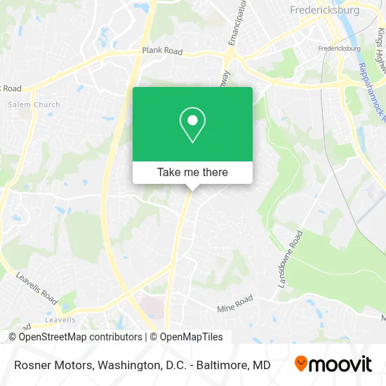 Rosner Motors map