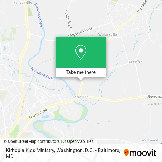 Kidtopia Kids Ministry map