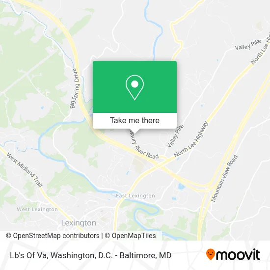 Lb's Of Va map