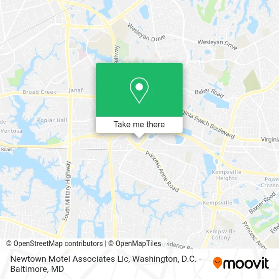 Newtown Motel Associates Llc map
