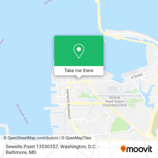 Sewells Point 13530357 map