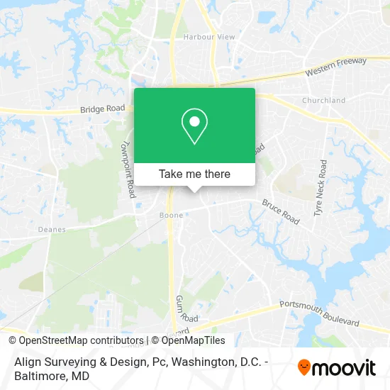 Align Surveying & Design, Pc map