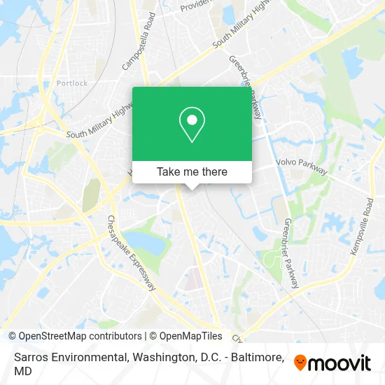 Sarros Environmental map