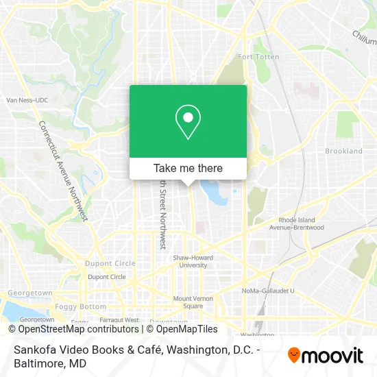Sankofa Video Books & Café map