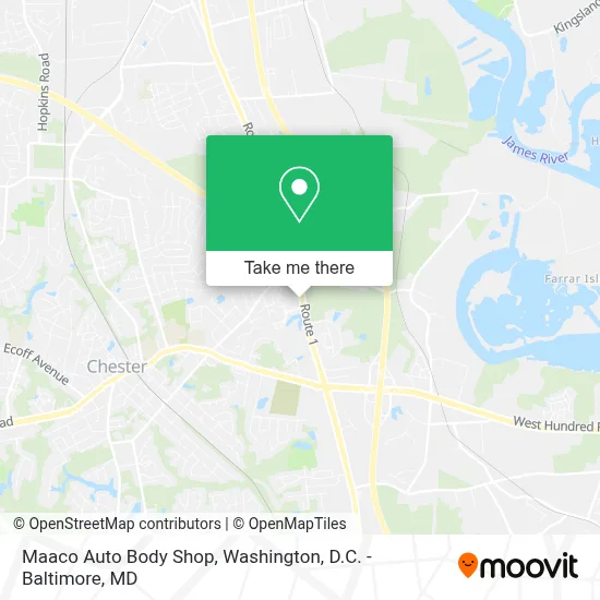 Maaco Auto Body Shop map