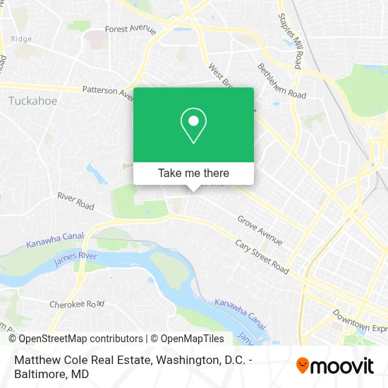 Matthew Cole Real Estate map