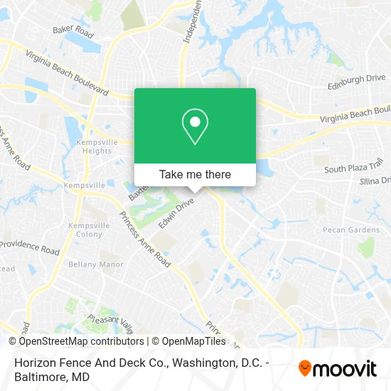 Horizon Fence And Deck Co. map