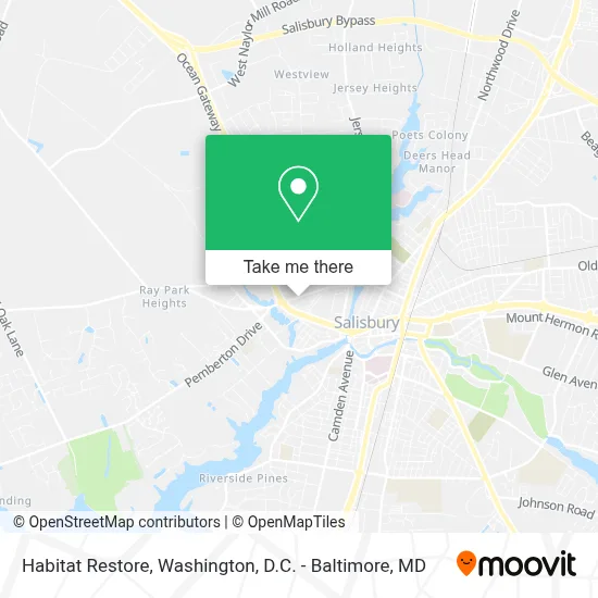 Habitat Restore map