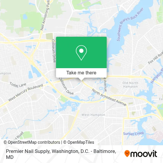 Premier Nail Supply map