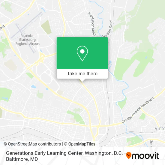 Generations Early Learning Center map