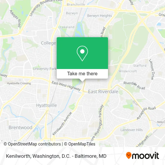 Kenilworth map