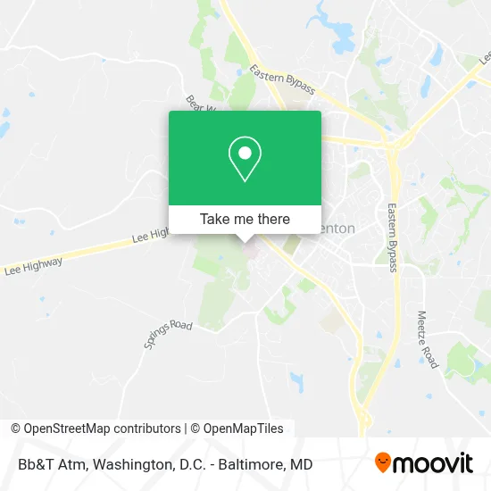 Bb&T Atm map