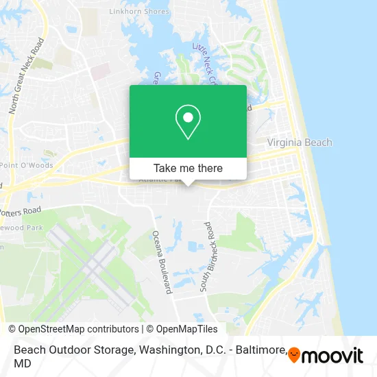 Beach Outdoor Storage map