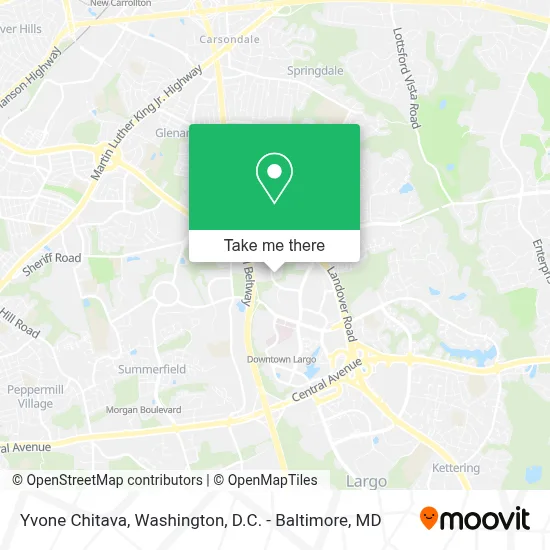Yvone Chitava map
