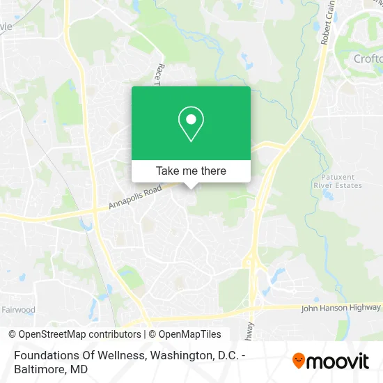 Foundations Of Wellness map