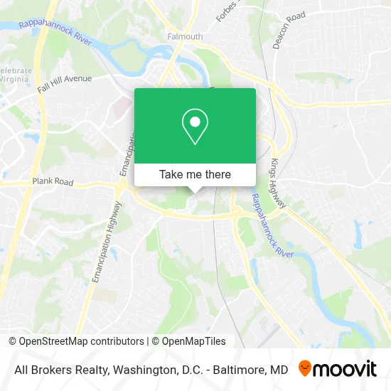 All Brokers Realty map