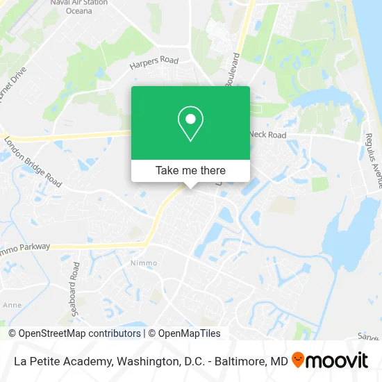 La Petite Academy map